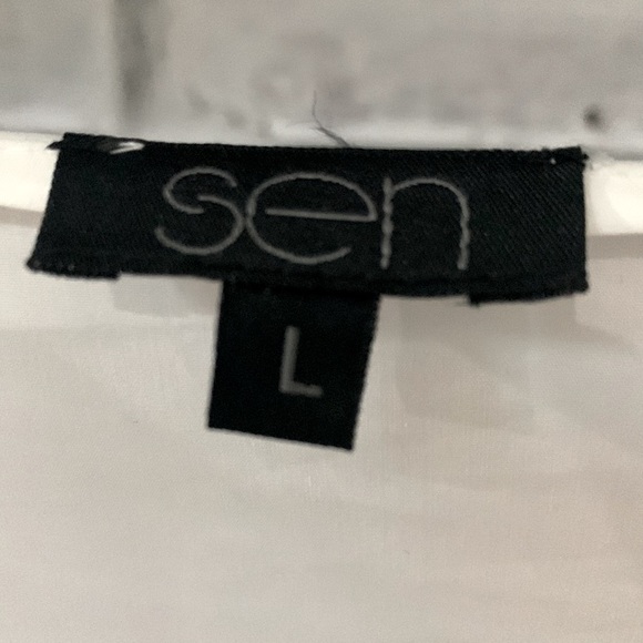 Sen White Blouse NWOT - Picture 2 of 10